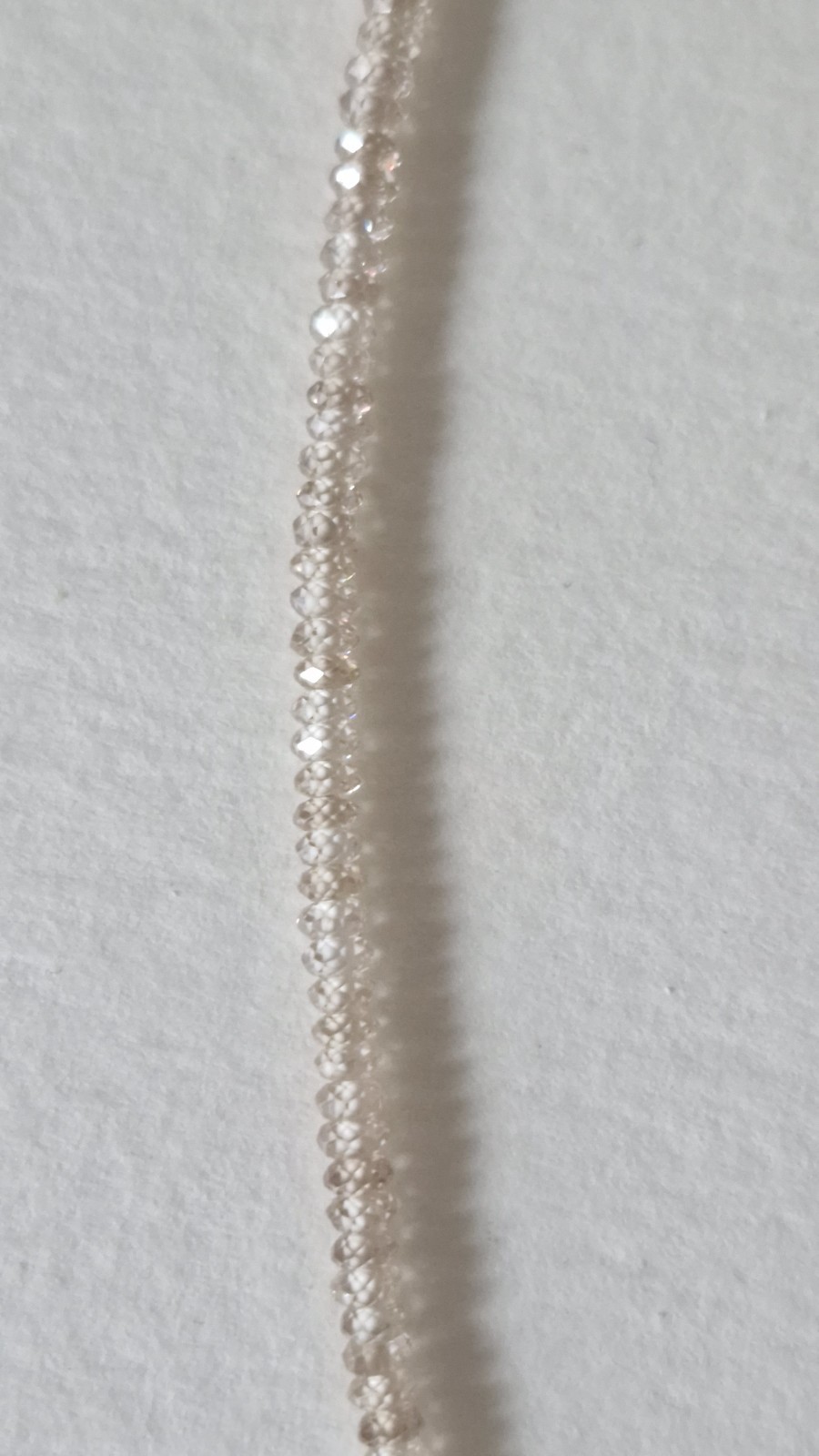 Nude Gemstone Zircon Necklace