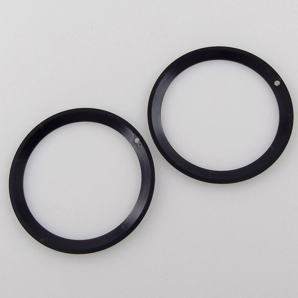 38mm Black Aluminum Alloy Bezel Insert For 40mm Parnis Bliger SUB Mens Watch