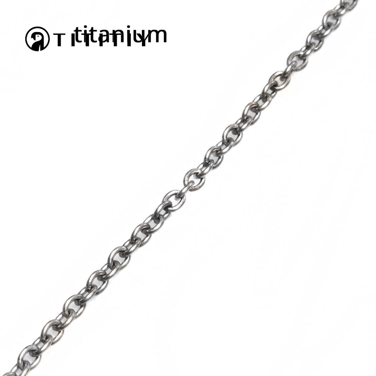 New Pure Titanium Necklace O-Chain Wide 3mm be antiallergic Easy To Match 21.6″