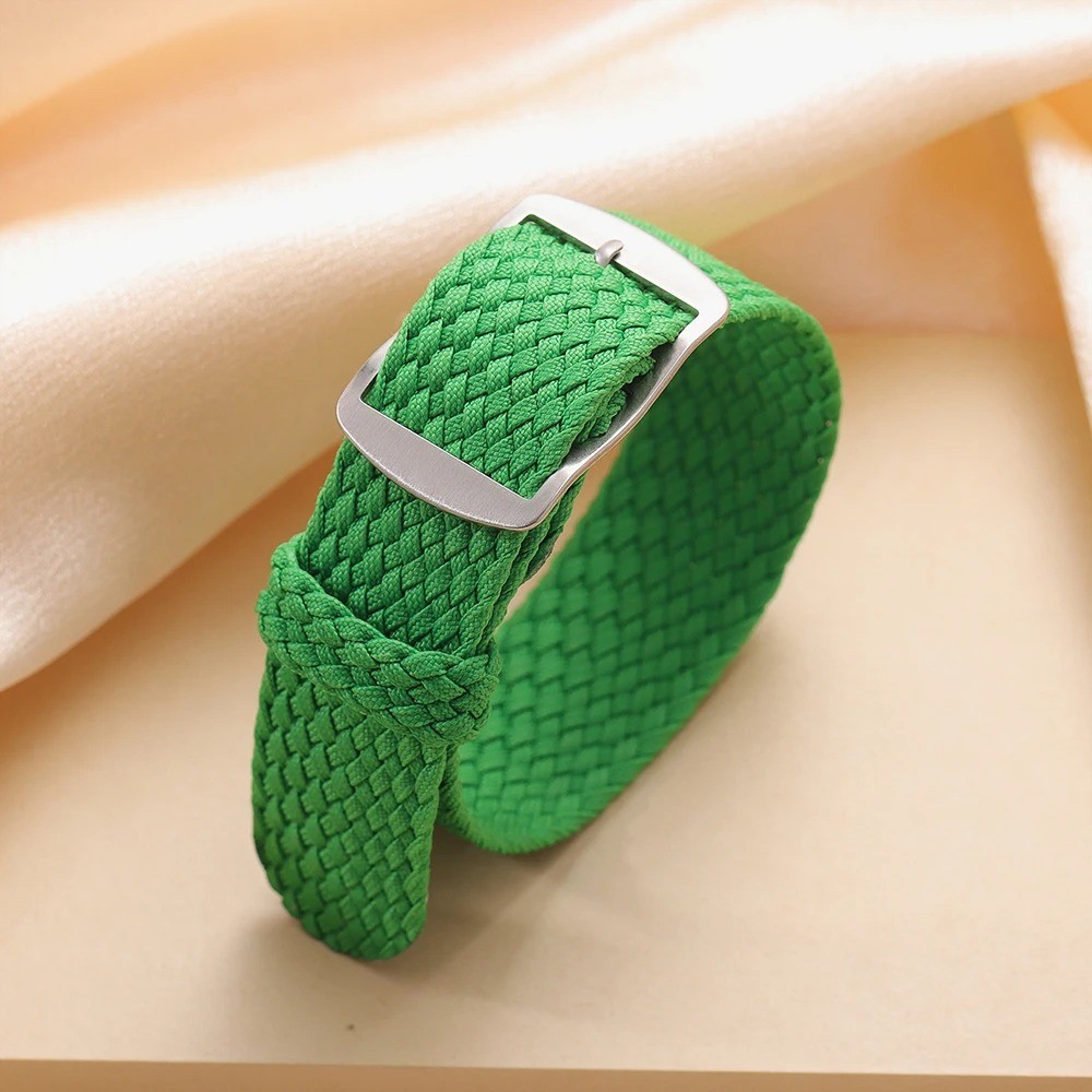 Perlon Woven Nylon Watch Band Strap Universal Replacement 18mm 20mm 22mm