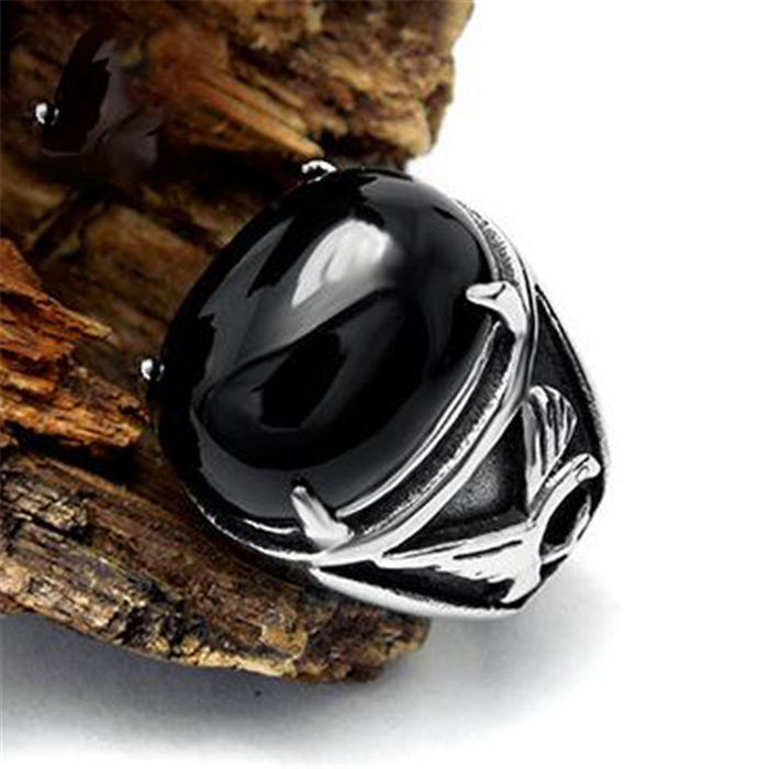 Retro Men’s Rings, Personality Domineering Trend Fashion Rings with Accessories