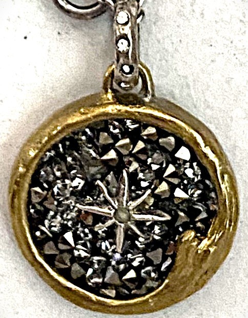 New Waxing Poetic The Sea Is Always Home Crystal Pendant 18″ Necklace