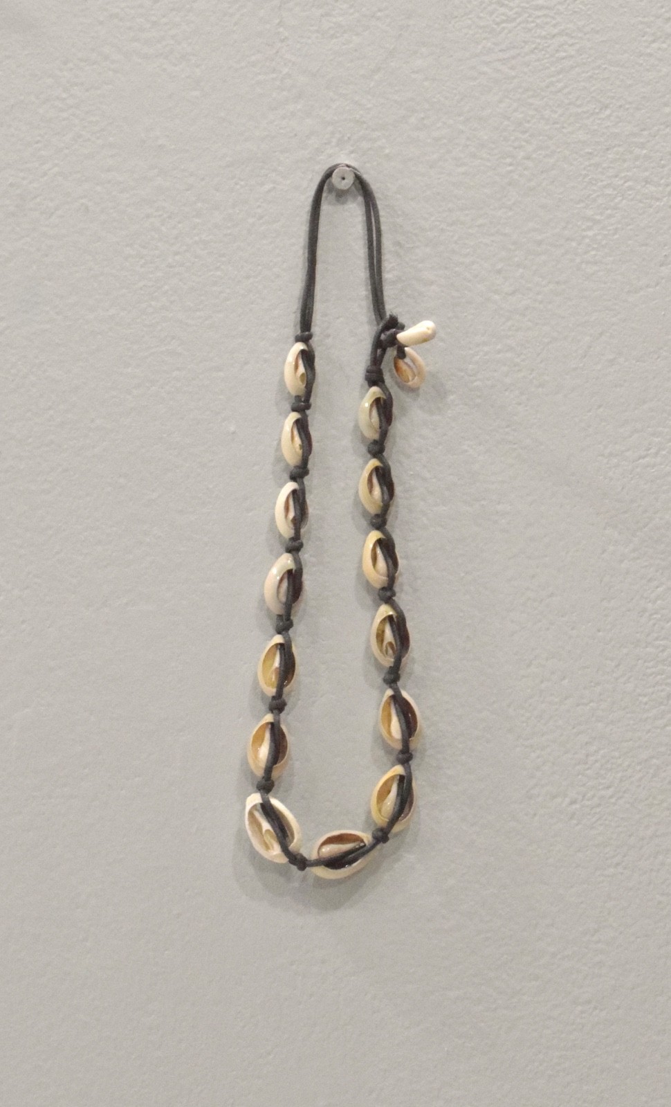 African Cowrie Shell Choker Necklace 18″