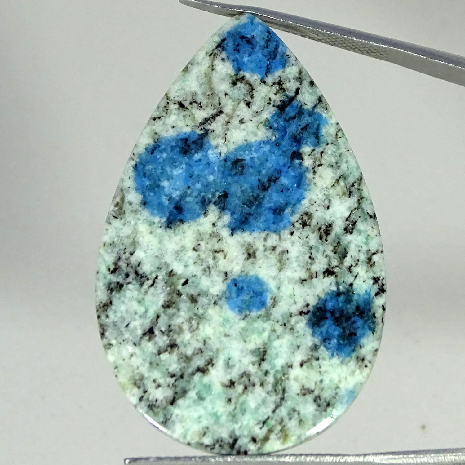 30.80Cts.100% Natural Best K2 Jasper Pear Cabochon Gemstone 26X41X3MM