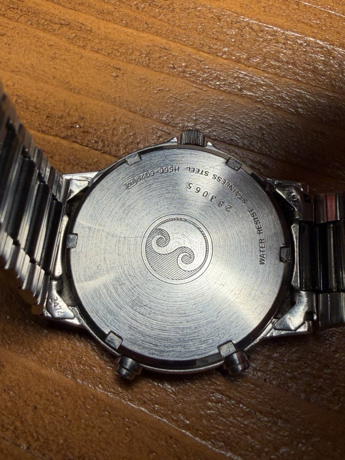 Vintage Seiko H556-5029 Baby Arnie Sports 100 Ana-Digi Alarm Chronograph Runs