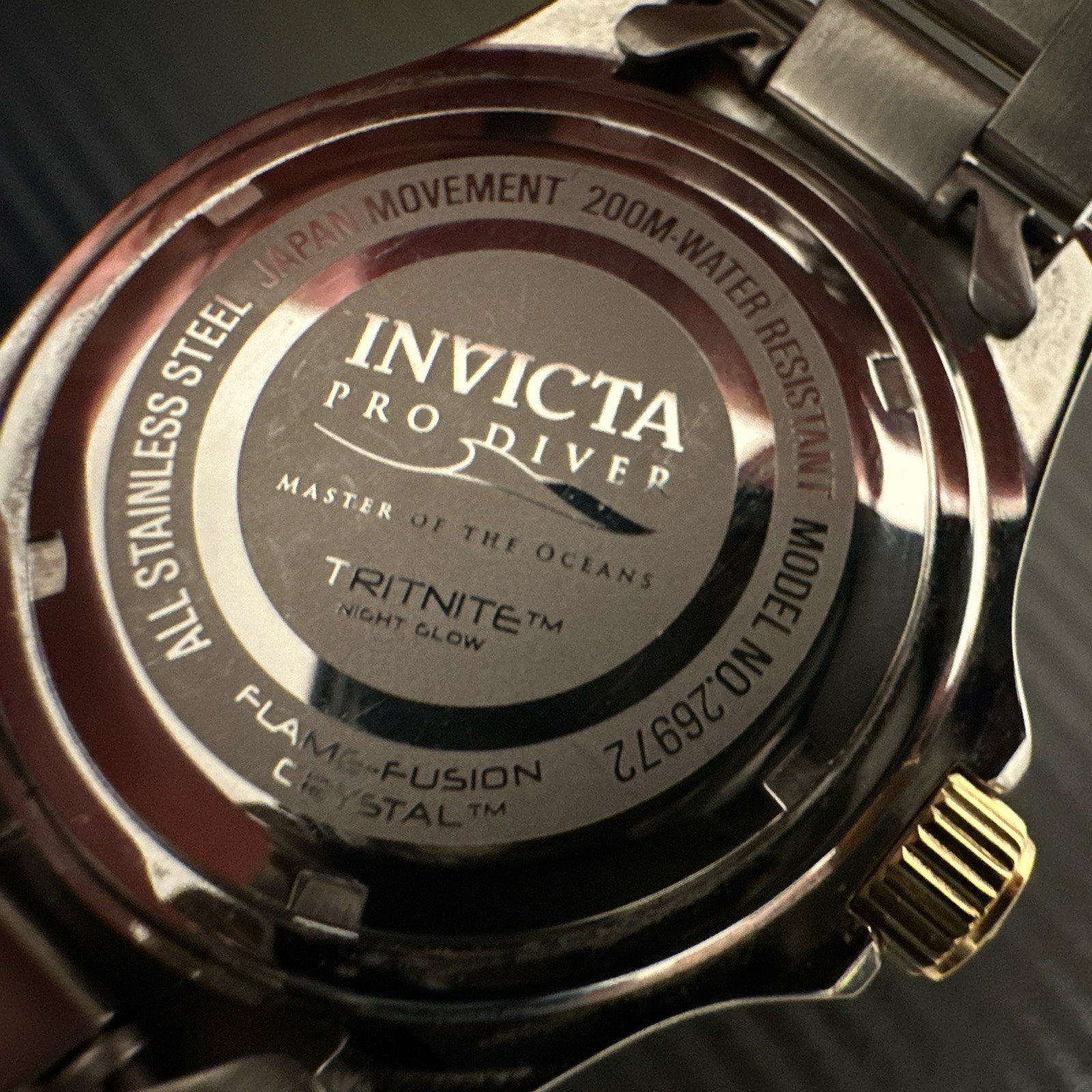 Invicta Pro Diver Men’s Quartz Diver Blue/Gold Bezel **SEE DESCRIPTION**