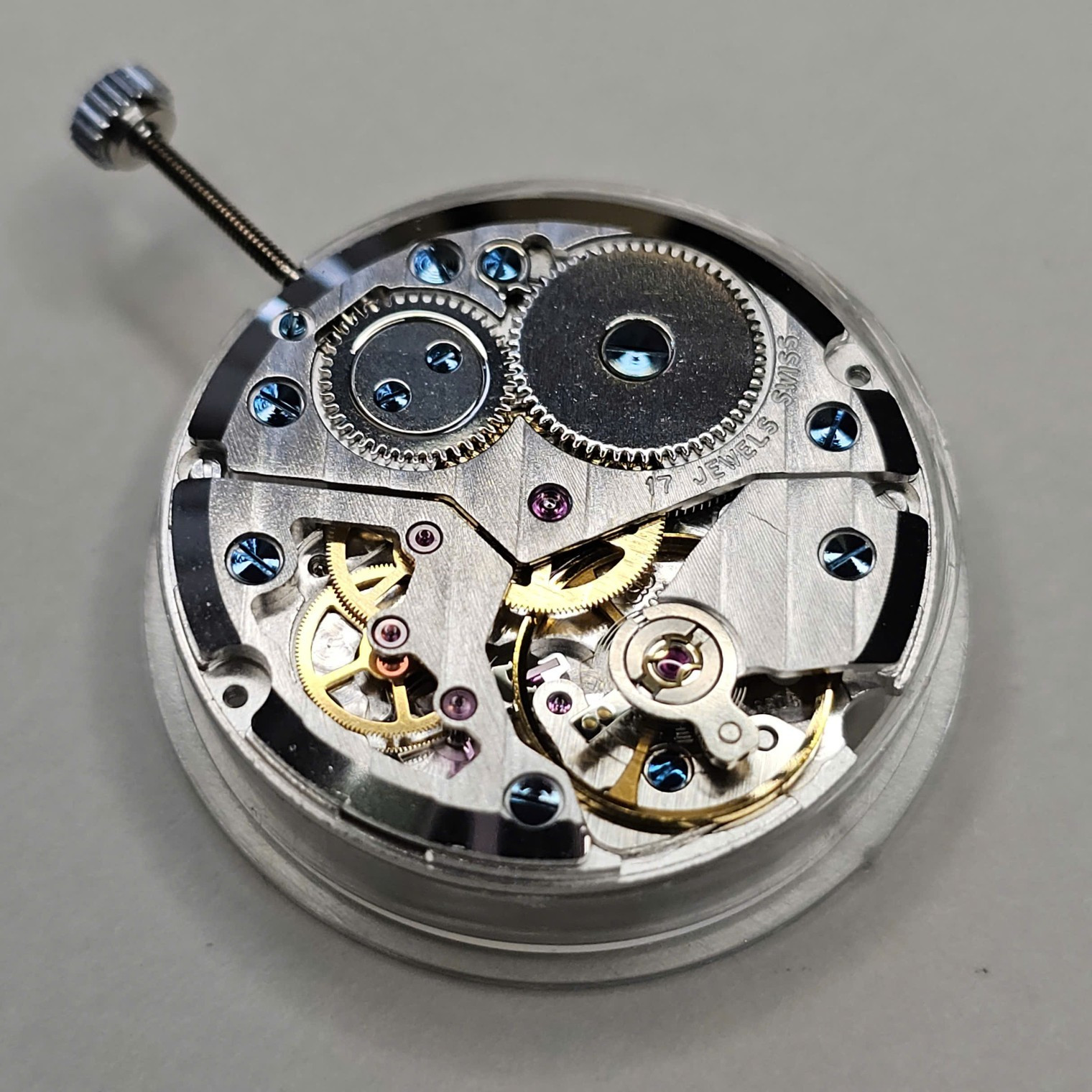 Genuine ETA 7001 / Peseux 7001 – Swiss Manual Hand-Wind Movement – Small Seconds