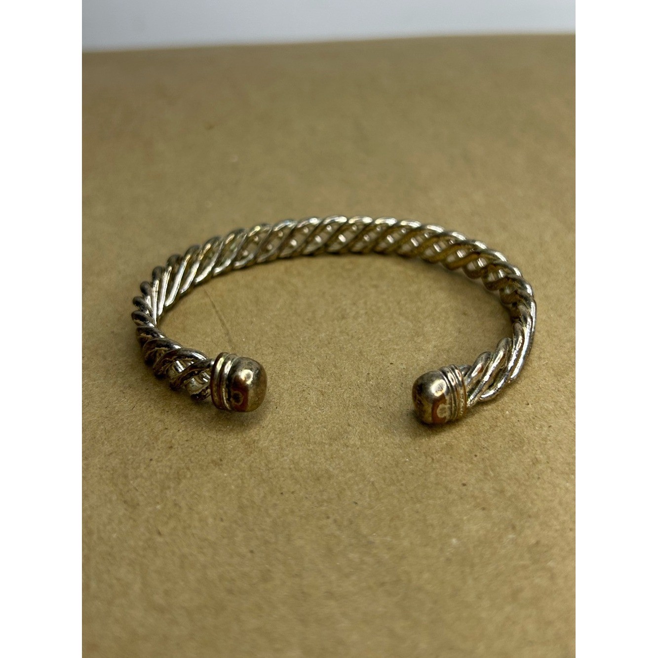 Sterling Silver Braided Cuff Bracelet