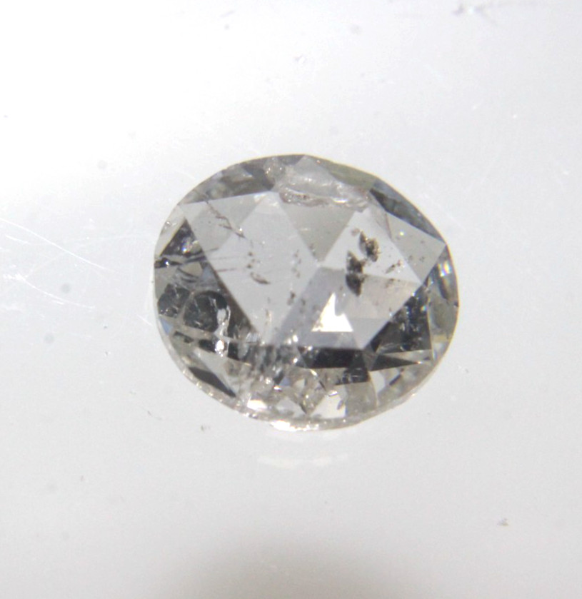 1.21Cts G-H Color Si-I White Round Rose Cut Diamond Natural 7.30-6.85×2.60 mm