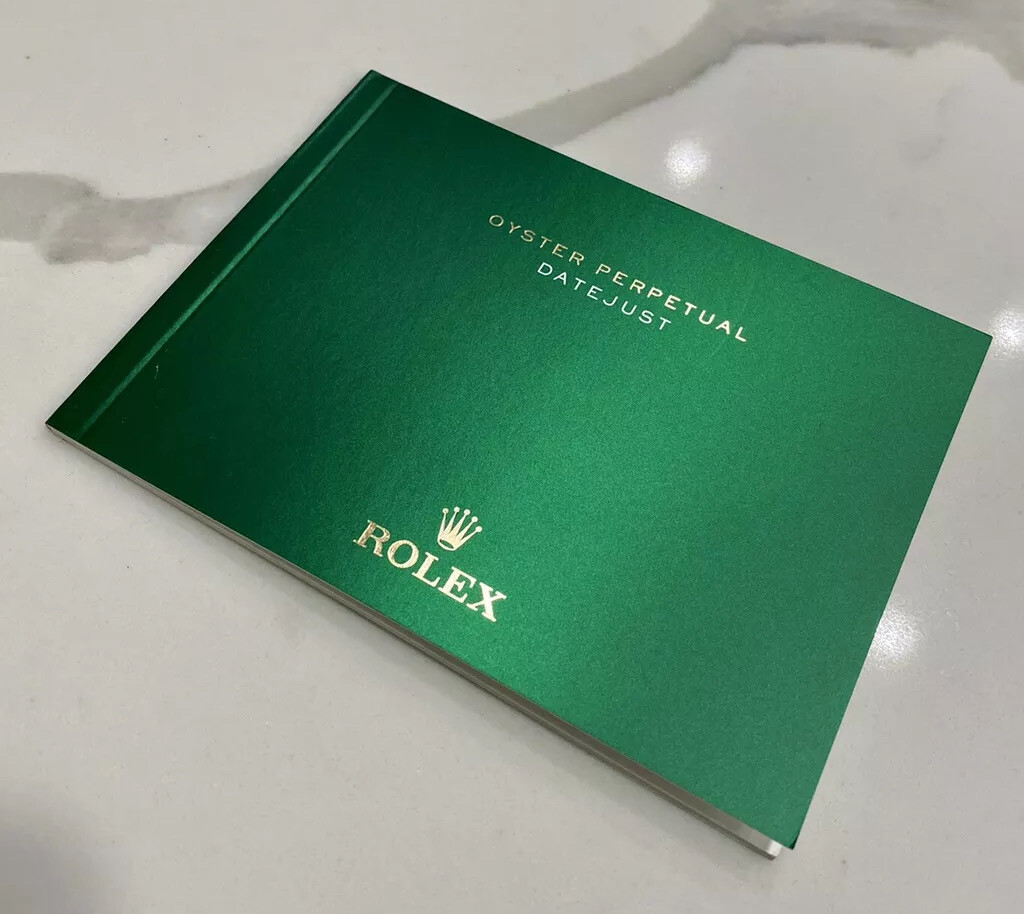 Authentic Rolex Datejust Booklet Manual 126300 126333 126334 126200 ENG *NEW