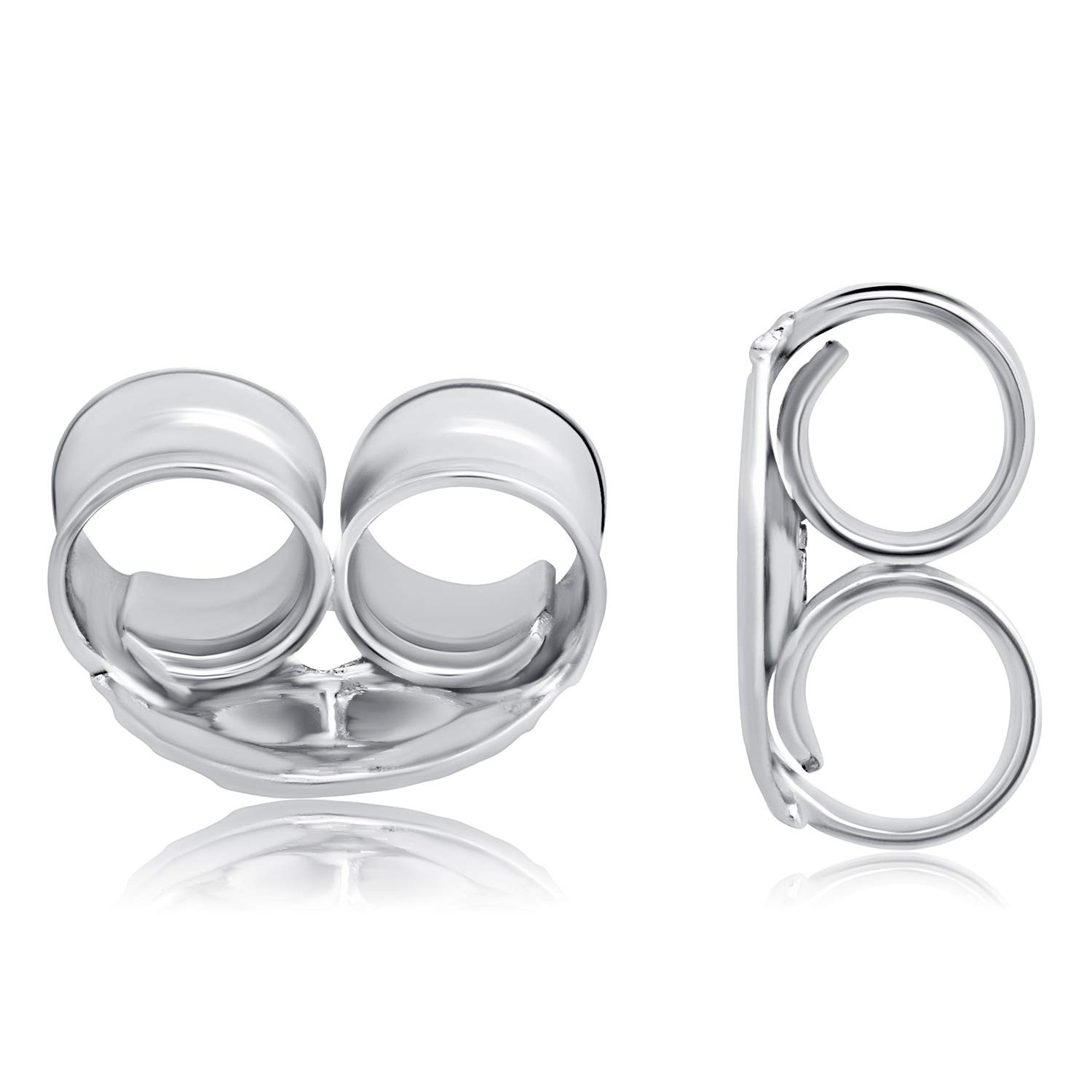 14k Yellow/White Gold Butterfly Push Back Stud Earrings for Women – Elegant & Se
