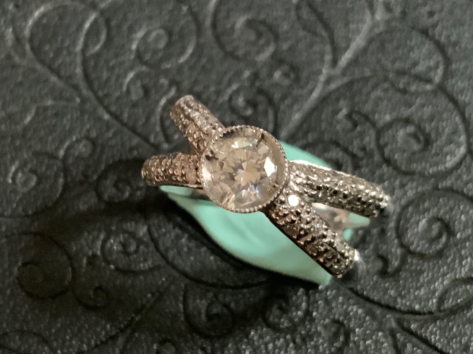 LADIES NATURAL DIAMOND RING 0.62 Carat US SIZE Approx. 5 3/4