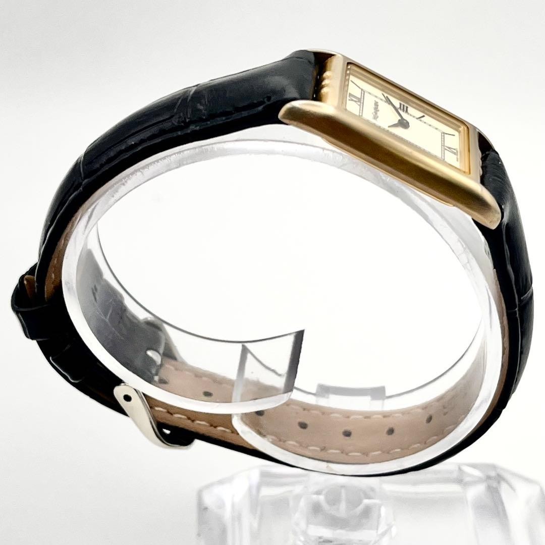 YSL Yves Saint Laurent Tank 5420-F46860 White Quartz Watch Japan 0712157