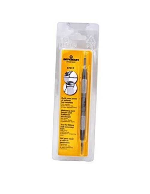 Bergeon 6767-F Watch Spring Bar Tool – Long Stainless Steel Handle