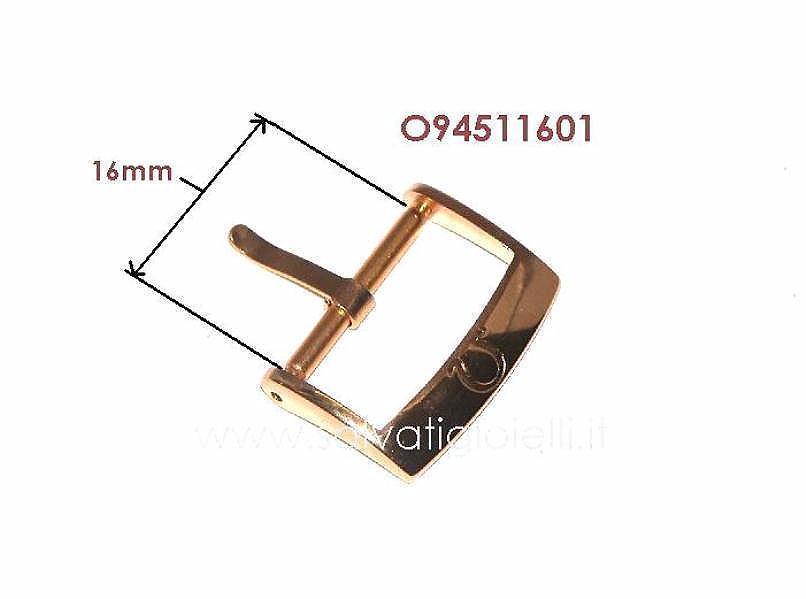 OMEGA plated buckle 16mm ref. 94511601 boucle hebilla Dornschließe GENUINE *NEW
