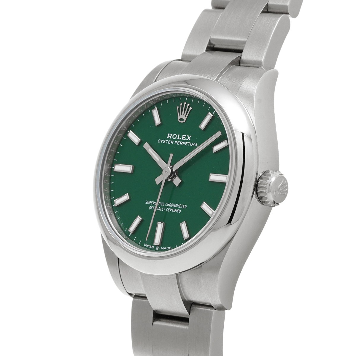 ROLEX Oyster Perpetual 31 277200 green WATCH 743738