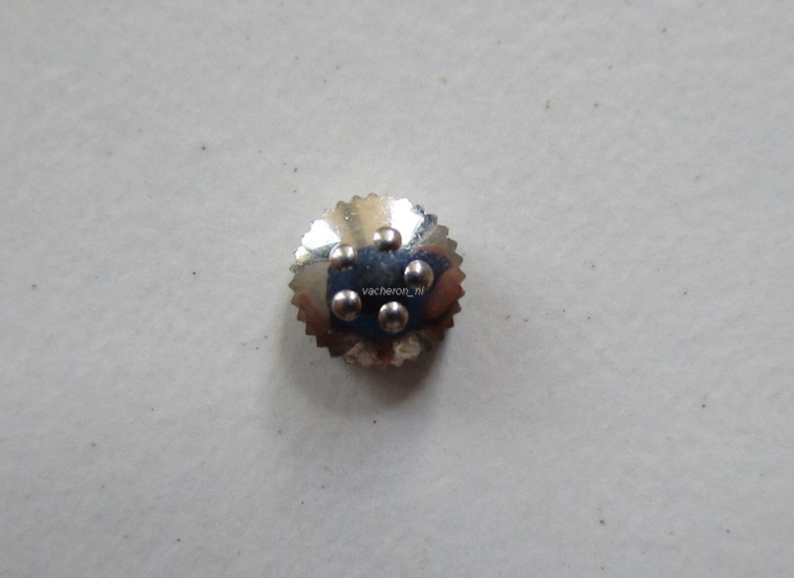 Eterna steel ø 4.3 mm N.O.S. watch crown – stem thread 0.9 mm