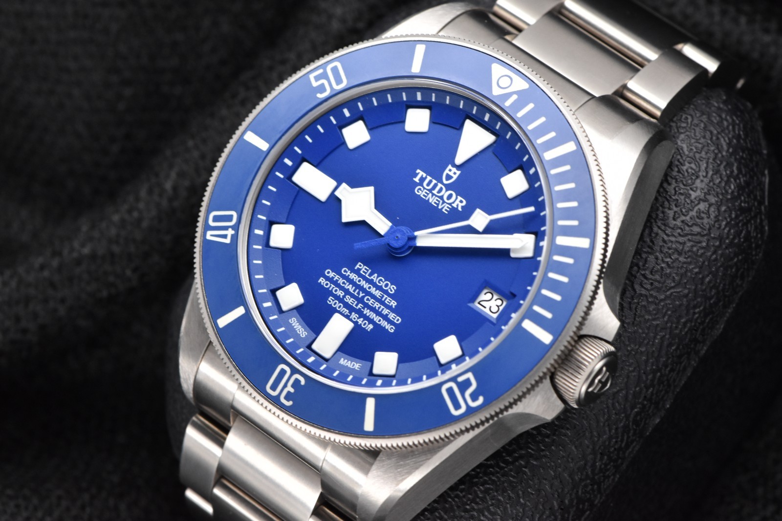 Tudor Pelagos 42mm Titanium Blue Dial 25600TB Watch