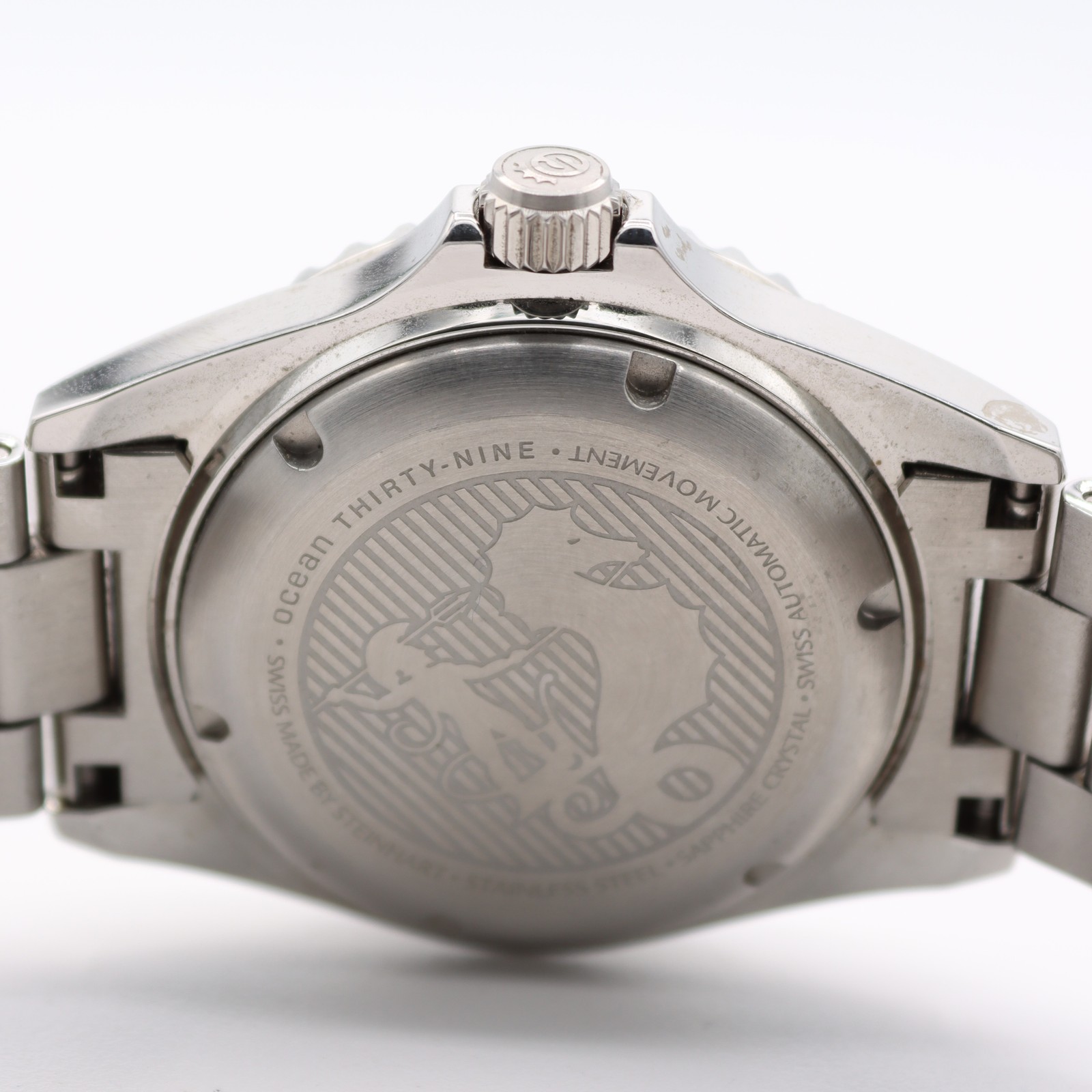 39mm Steinhart Ocean One 26J Men’s Automatic Wristwatch Stainless Steel 103-0903