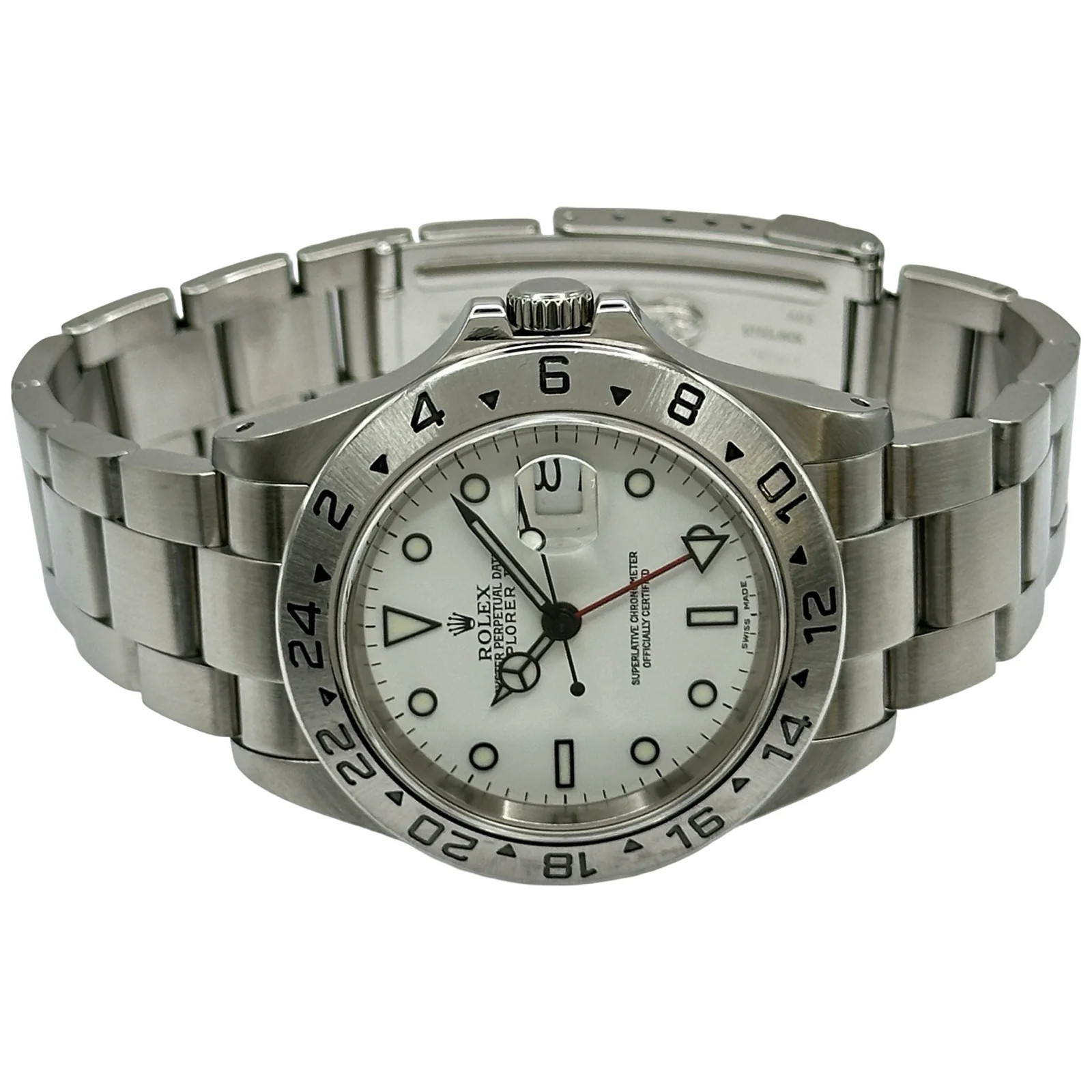 ROLEX ２ 16570 40mm Stainless Steel White Dial Automatic Watch OKW2785