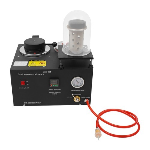 2KG Jewelry Lost Wax Cast Combination Vacuum Casting Melting Machine 1/3 HP 4CFM
