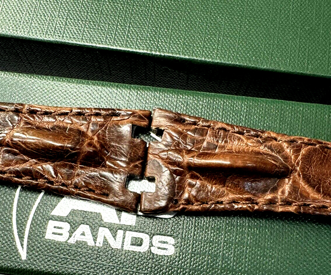 Audemars Piguet AP BAND Watch Strap Hornback Brown Alligator 26 x 18 New in Box