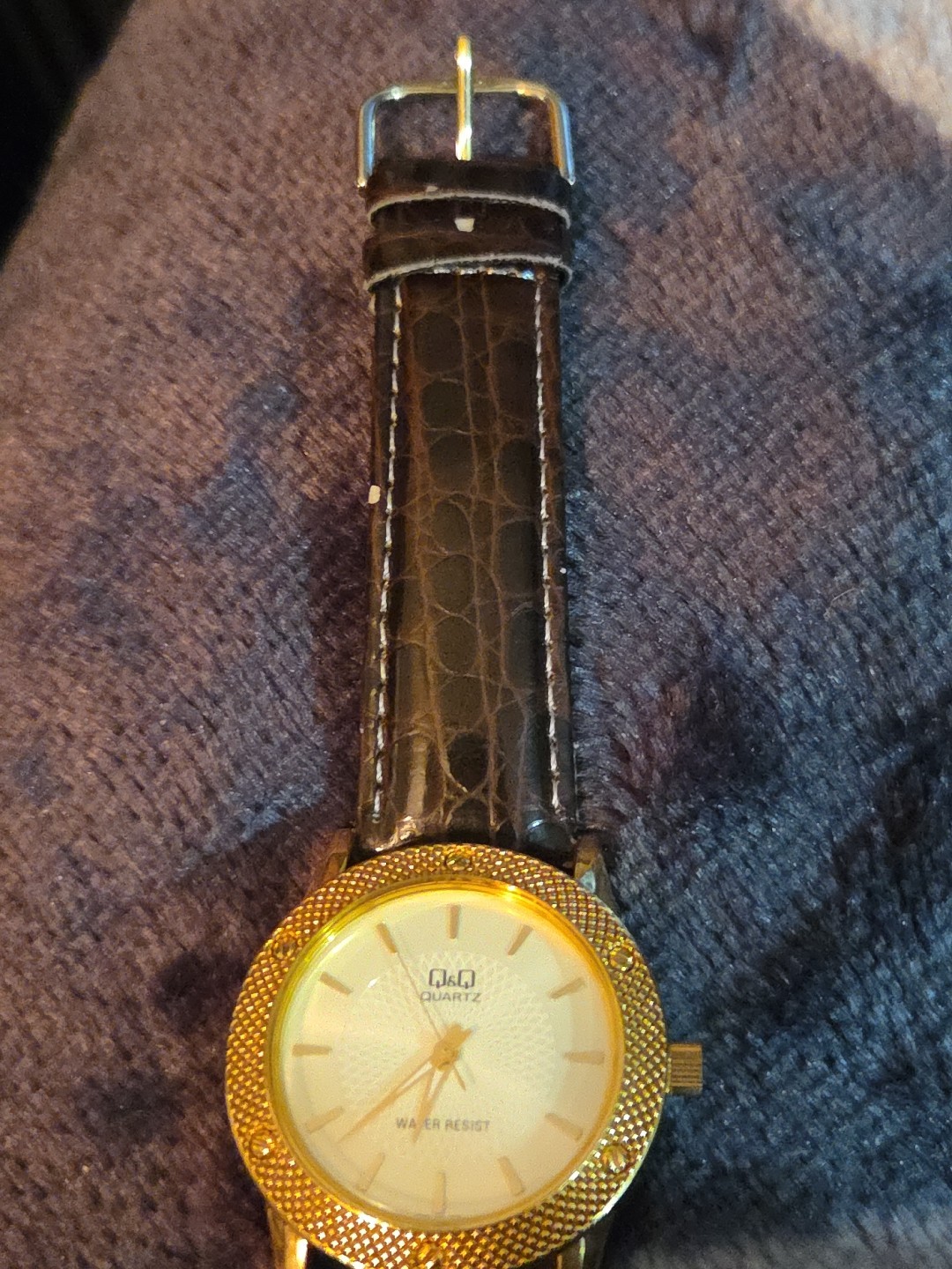 Q & Q 3 Bar Citizen Watch. New Battery. Runs Well. Unworn.