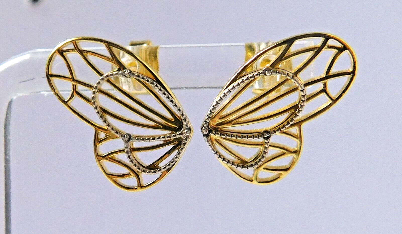 Authentic Pandora Shine™ Earrings, Gold Openwork Butterfly Studs, #267955