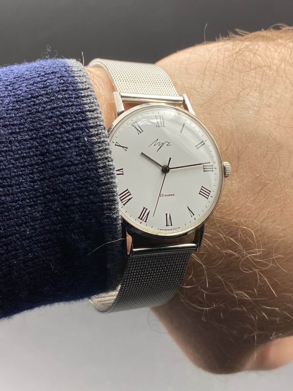🚩 LUCH De Luxe 2209 Ultra Slim Vintage Soviet Mechanical Men’s Watch