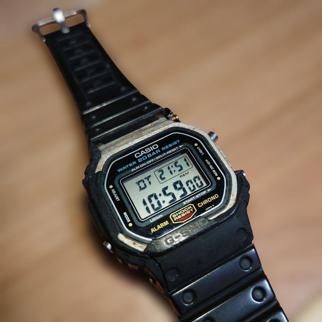 036 dw 5600 691 CASIO Digital Watch Black No.gs3541