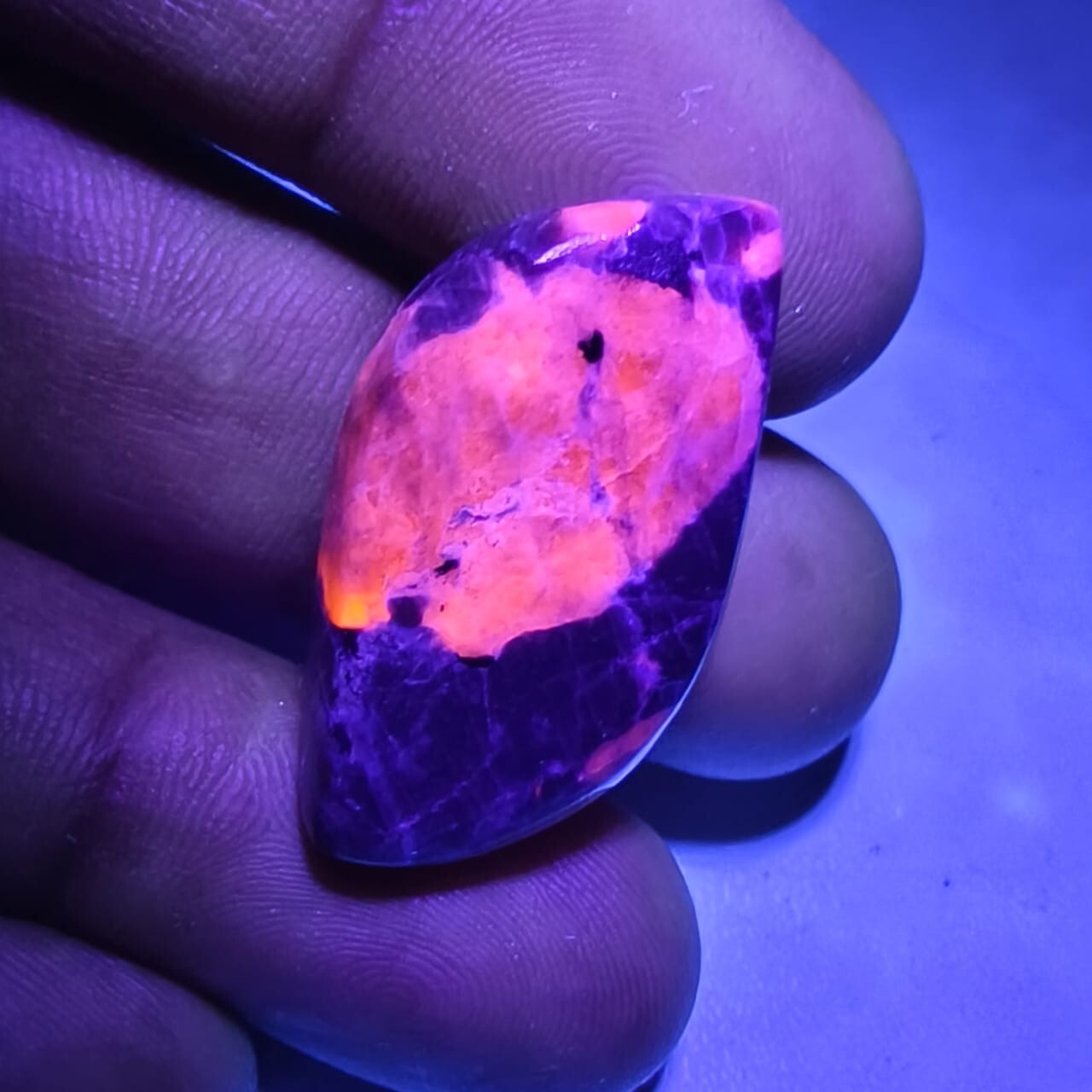 20.50 Cts Natural Yooperlite Cabochon Gemstone 29×15.1×5.8 MM