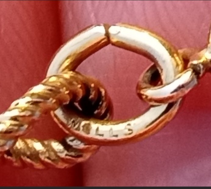 Vintage 12kt Rose Gold Filled GF Fancy Link Bracelet 6g, 7in., Signed Wells