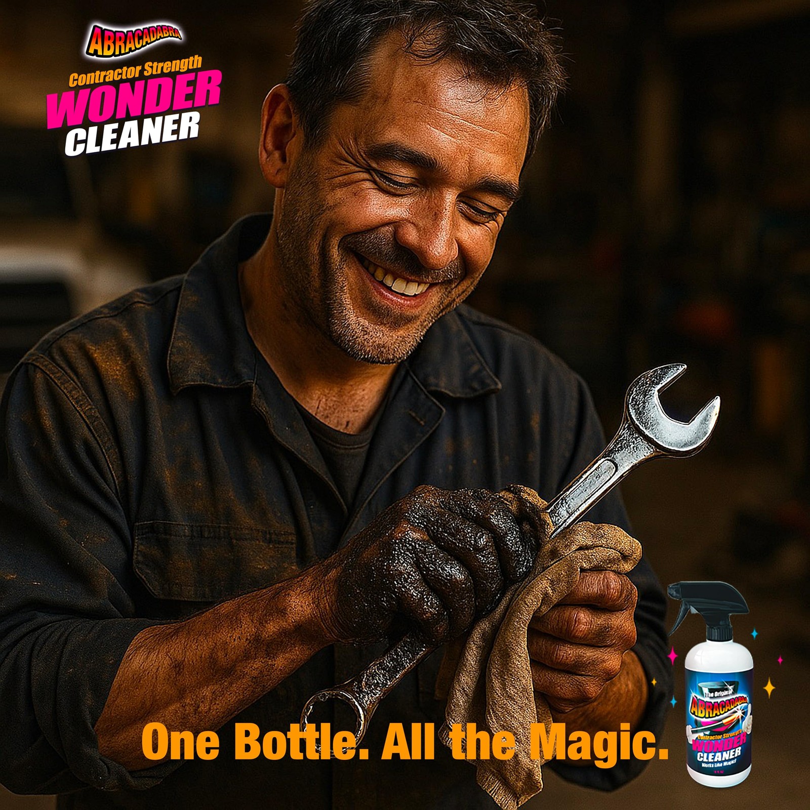 Abracadabra® Contractor Strength Wonder Cleaner – As 16 Fl Oz (Pack of 1)