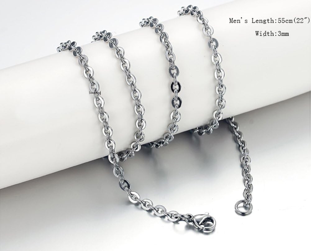 Unique Stainless Steel Cross Necklace with Free Chain – Ideal Gift for All Ages