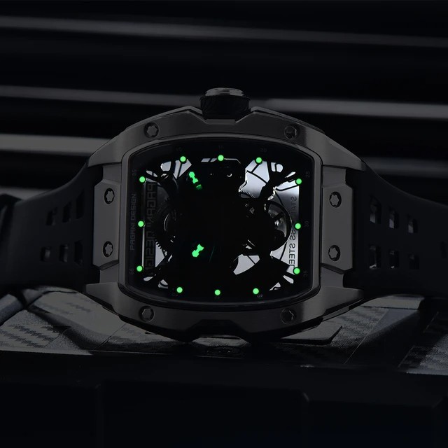 2024 Jacob Design 50m Waterproof Stainless Steel Luminous Dial Men’s Watch