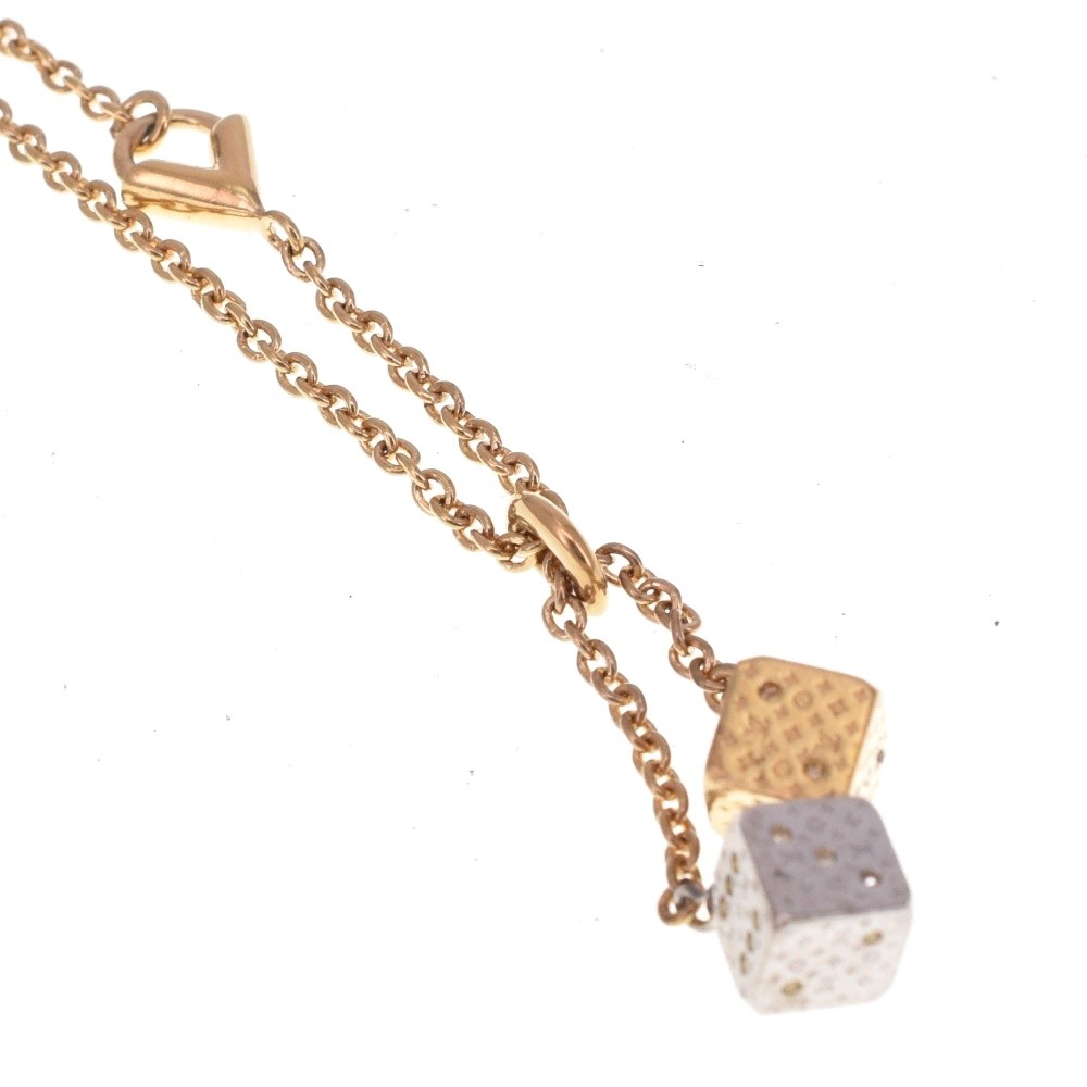 LOUIS VUITTON Lucky Gram Necklace M62804 Ladies jewelry S#139255