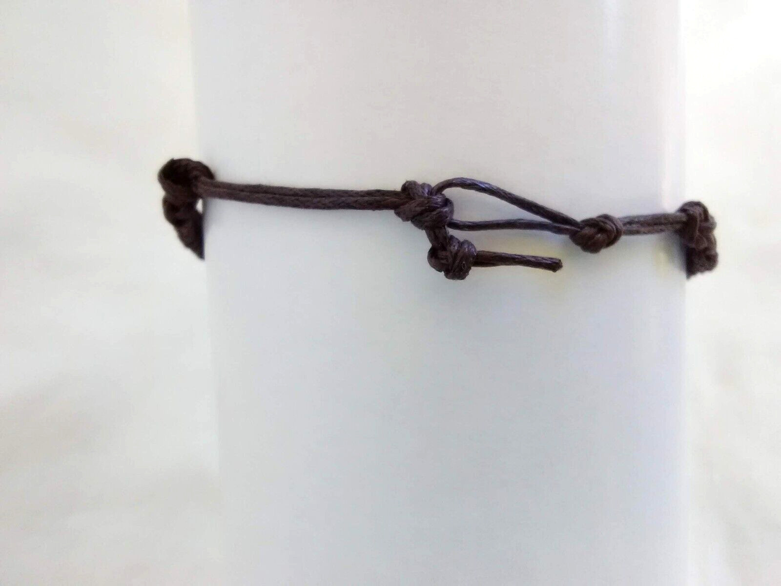 Anklet Natural Macrame Braided Hemp Unisex 8-10.5″ Eco Friendly US Seller New