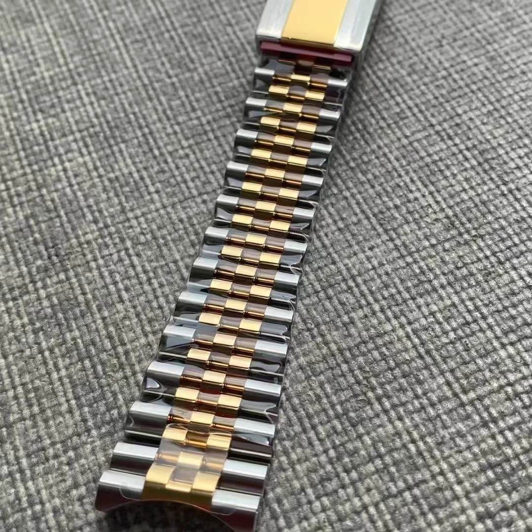 20mm Two Tone 904L Steel Jubilee Bracelet Fits RolexDatejust 36mm 126233 126231