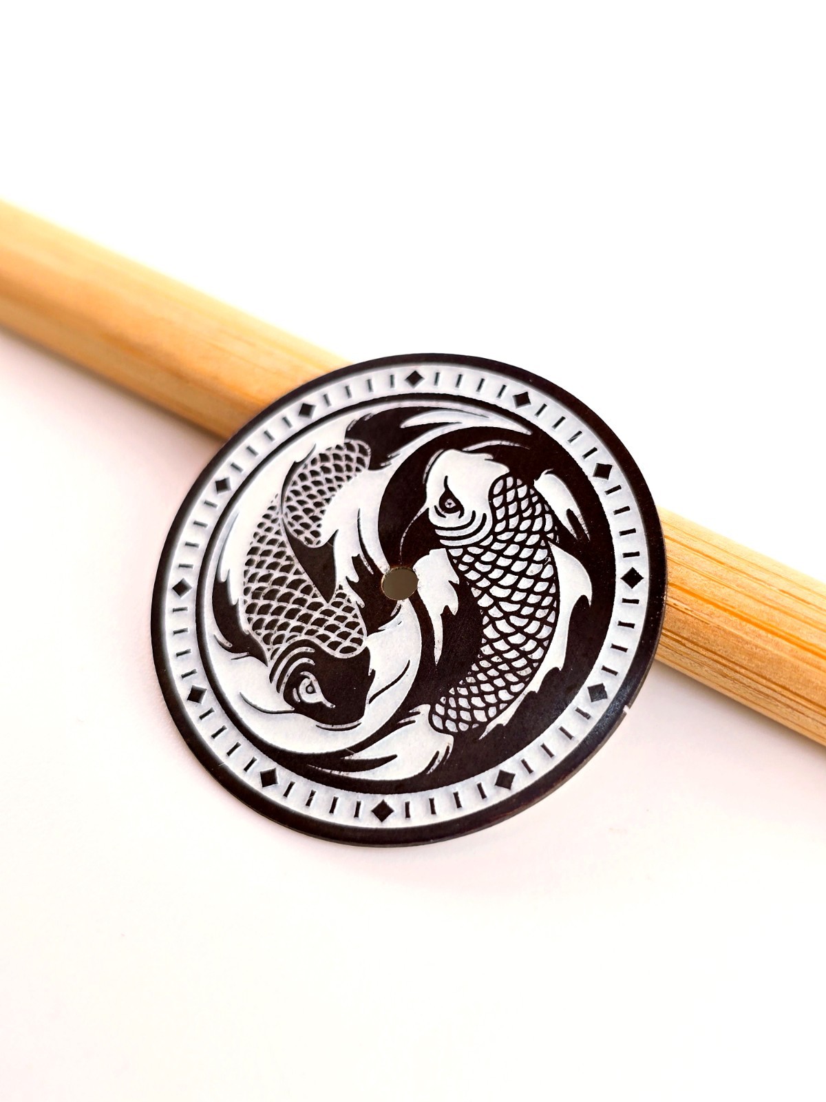 Custom-Made FULL LUME Watch Dial | KOI FISH – Order any designsize 28.5mm
