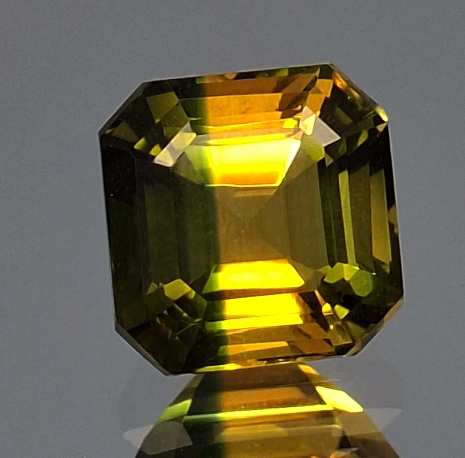 Ametrine Bi-Colour Asscher Cut 10-12 Ct Natural Loose Certified Gemstone SP501