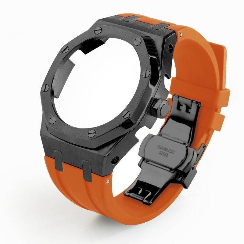 Steel AP Bezel Mod Kit Case Band for G-Shock GA-2100 GA2110 GM-2100 Cover Strap
