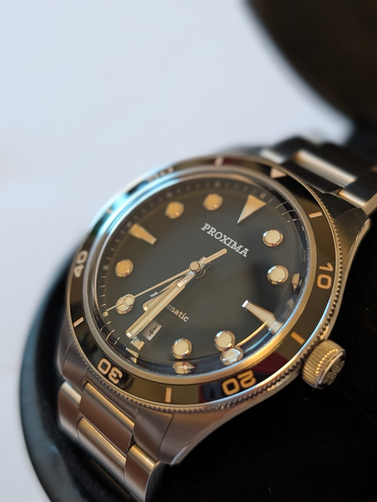 Proxima PX1697 Automatic Watch 39mm Black Dial
