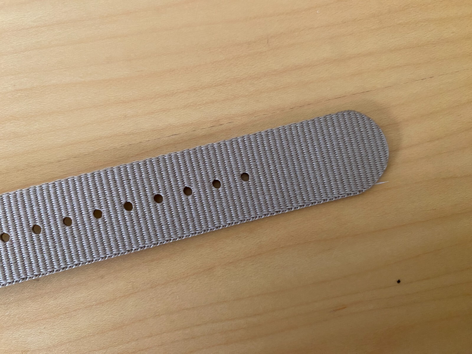 Beige Nato Watch Strap 20 mm Wide 25.5 cm Long