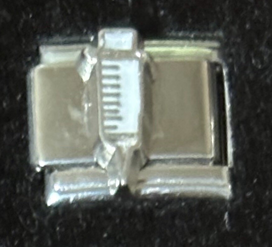Raised Shot Injection Wholesale Italian Charm Enamel Link 9MM K2016-2