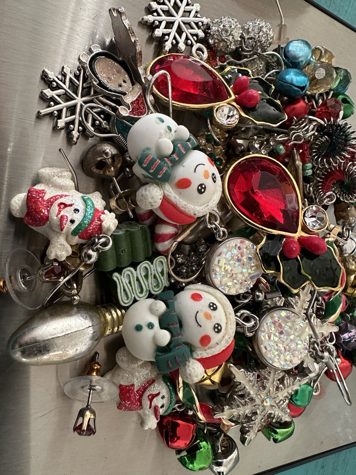 Vintage to Modern Christmas Earring Pairs 114g