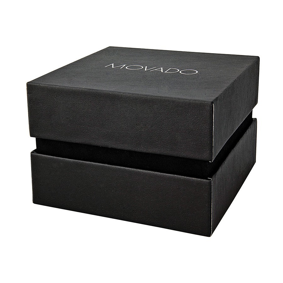 Movado Series 800 Black Dial Silver Bezel SS Chronograph Watch – Model # 2600110