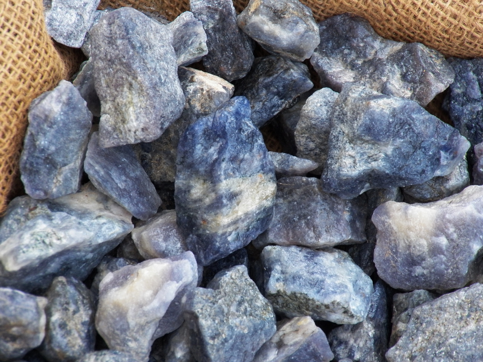 2000 Carat Lots of Iolite Rough – Plus a FREE Faceted Gemstone