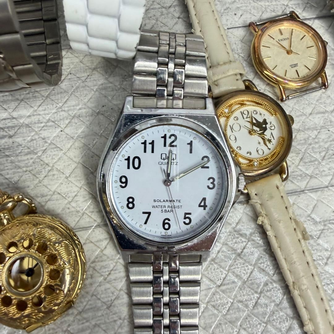 10 non-working watches bundle, management number 9, including Seiko, Citizen, et