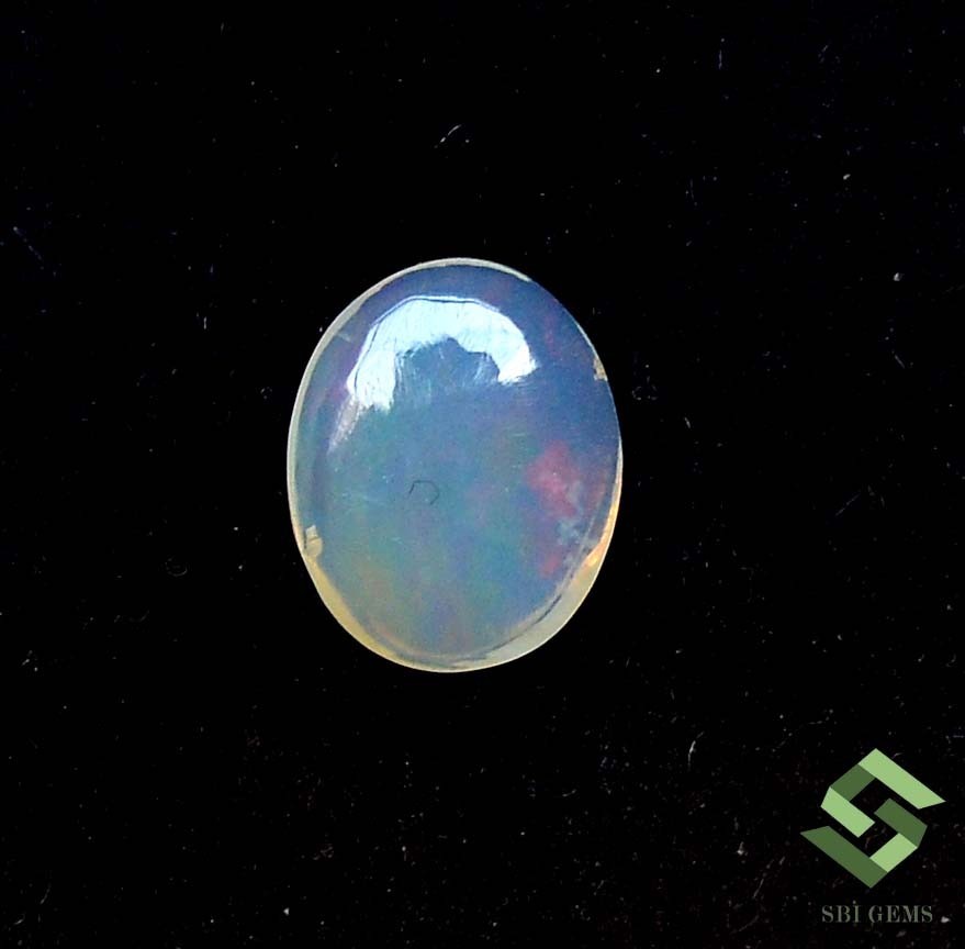 11×9 mm Natural Ethiopian Opal Oval Cabochon 1.32 CTS Loose Certified Gemstone