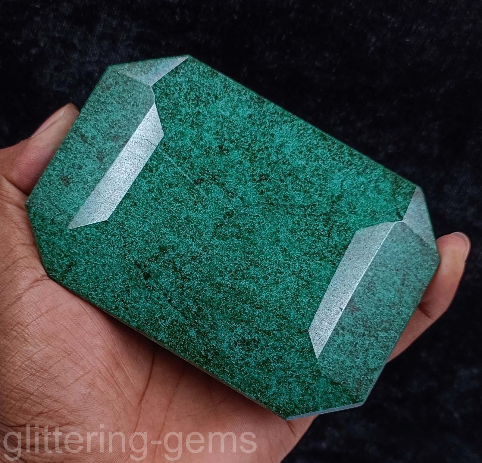3662.15 Ct Natural Emerald Massive Certified Emerald Cut Large Display Gem 5DNH